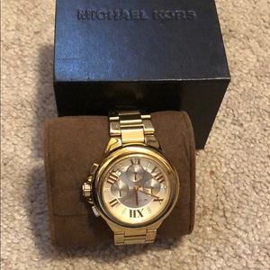 Gold Michael Kors watch